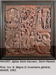 Maxent, église Saint-Sauveur-Saint-Maxent.
