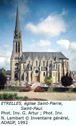 Etrelles, église Saint-Pierre, Saint-Paul
