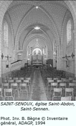 Saint-Senoux, église Saint-Abdon, Saint-Sennen